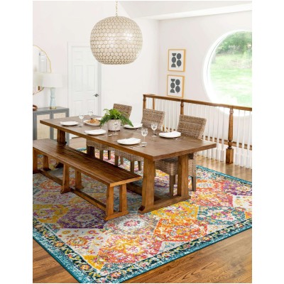 Tapete Virginia Floreado Multicolor