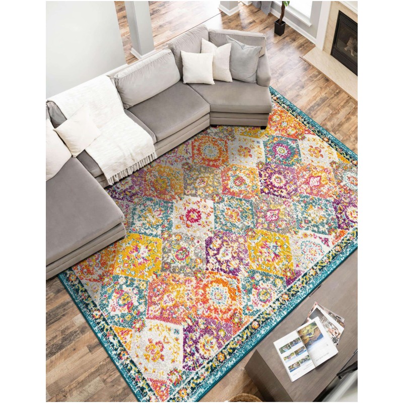Tapete Virginia Floreado Multicolor