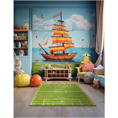 Tapete Recreo de Cancha de Futbol  - 1.50 x 2.40