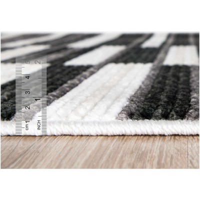 Tapete Odisea de Cuadros Concéntricos