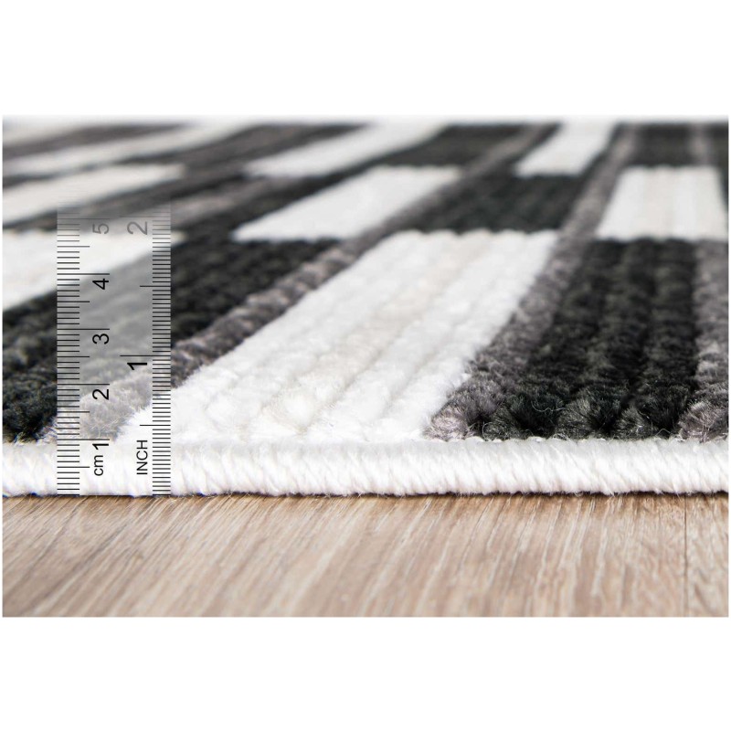 Tapete Odisea de Cuadros Concéntricos