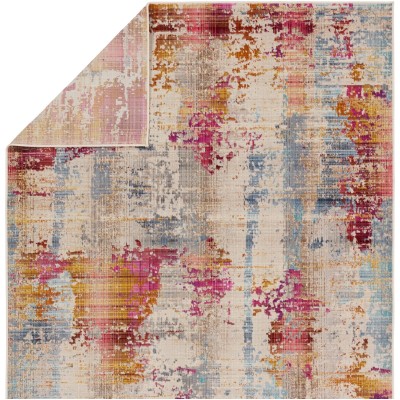 Tapete Legado Exterior Abstracto Rosa y Azul