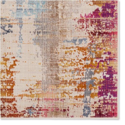 Tapete Legado Exterior Abstracto Rosa y Azul