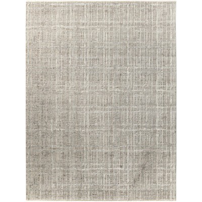 Tapete Albin Abstracto en Gris y Marfil