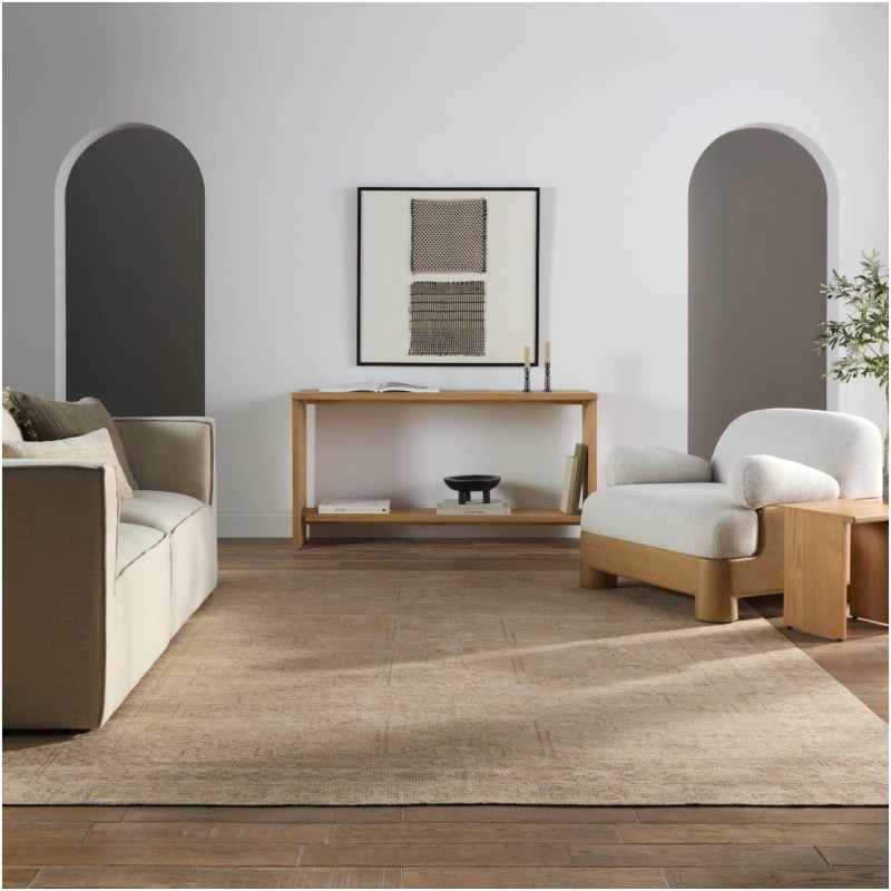 Tapete Periodo de Medallones en Beige y Crema