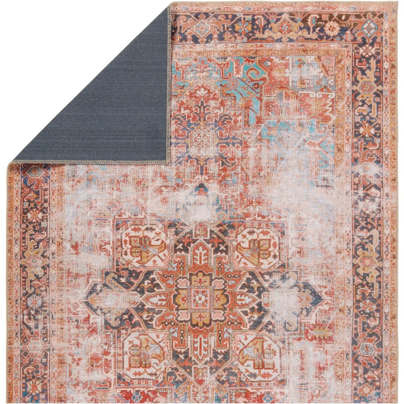 Tapete Lavable Marquez Medallón Desgastado