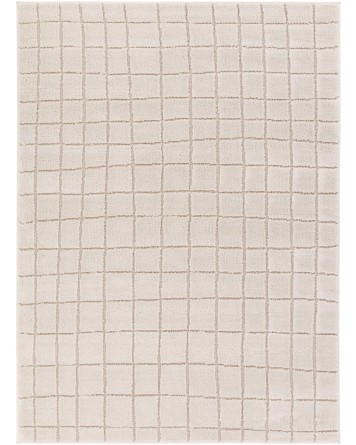 Tapete Jade de Cuadrícula Irregular Monocromática