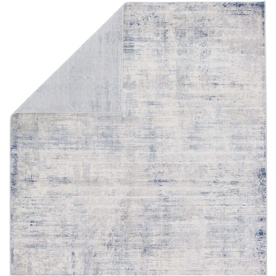 Tapete Confort Bandas Tribales en Gris y Azul