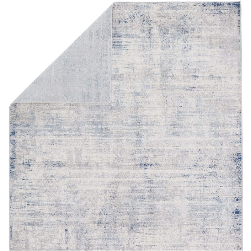 Tapete Confort Bandas Tribales en Gris y Azul