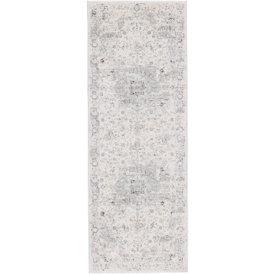 Tapete Confort Medallón Floral en Gris