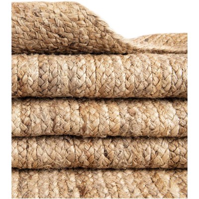 Tapete Tejido de Yute en Natural - 1.80 x 2.80