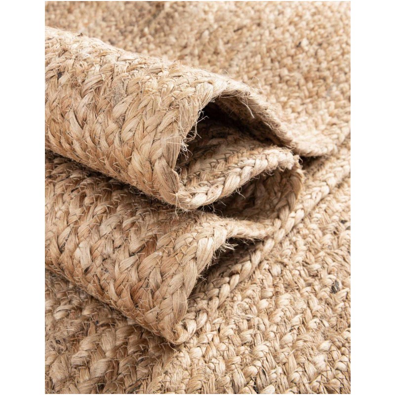 Tapete Tejido de Yute en Natural - 1.80 x 2.80