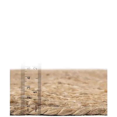 Tapete Tejido de Yute en Natural - 1.80 x 2.80