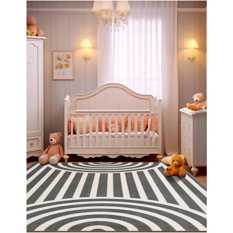 Tapete Fantasia Arcos Grises