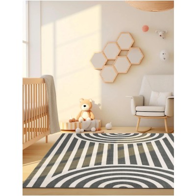 Tapete Fantasia Arcos Grises