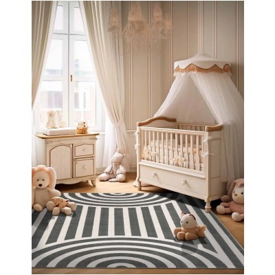 Tapete Fantasia Arcos Grises