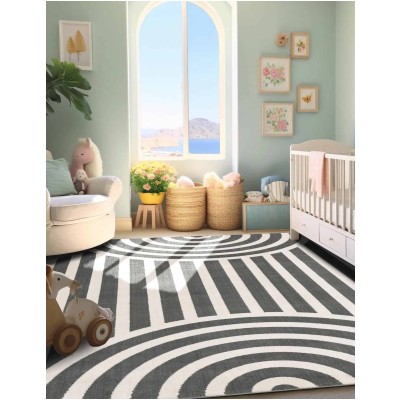 Tapete Fantasia Arcos Grises