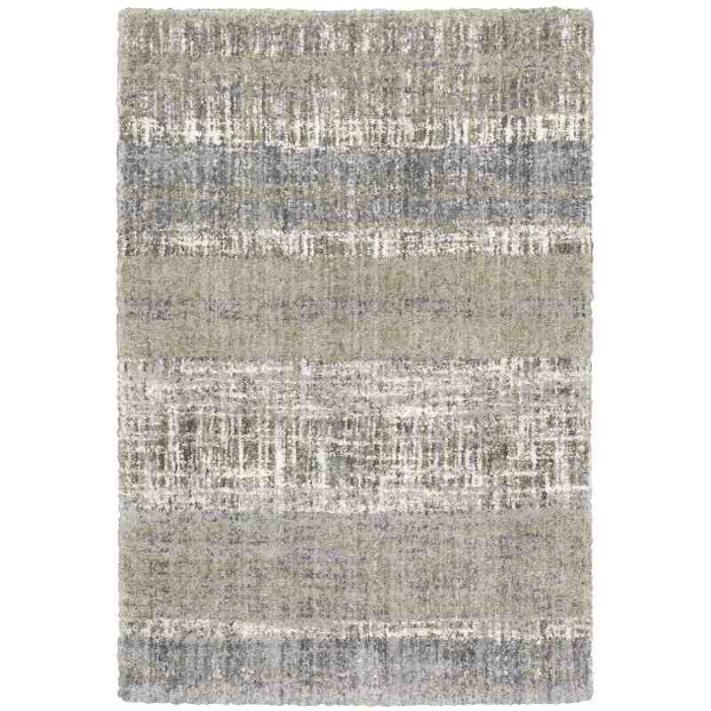 Tapete Colorado Barras Abstractas en Gris con Marfil