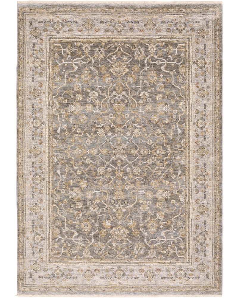 Tapete Soberano Arboleda en Gris con Oro