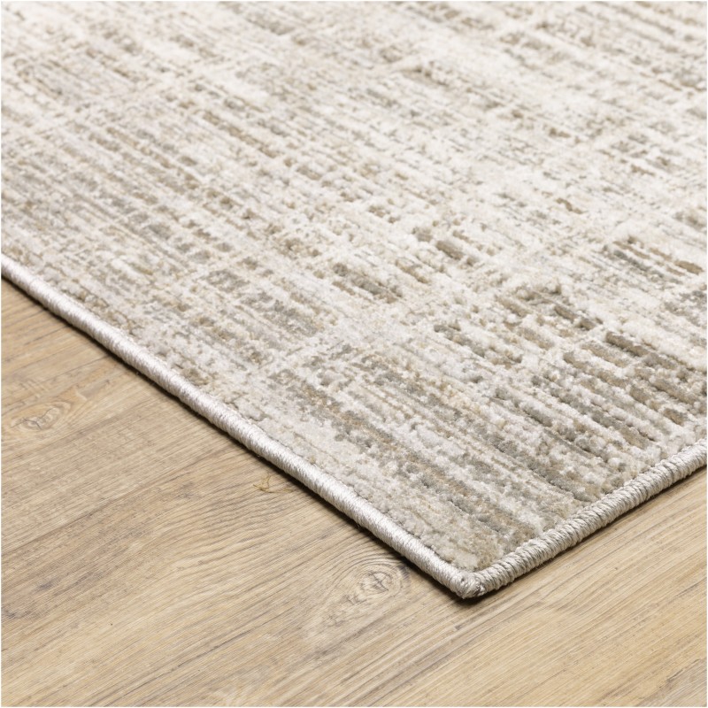 Tapete Nebulosa Trazos en Beige y Marfil