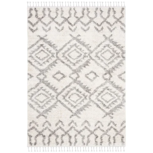 tapete-bavaria-con-flecos-de-rombos-crema-con-gris-principal Tapete Bavaria con Flecos de Rombos Crema con Gris