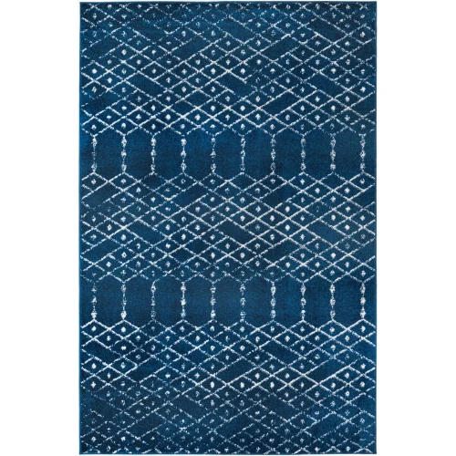 enrejado pacifica geometrico en azul marino