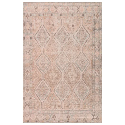 Tapete Relaciones Diamante Turco Vintage en Rosa y Azul