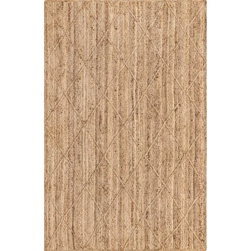 tapete-trenzado-de-yute-con-rombos-en-natural-5x8-principal trenzado de yute con rombos en natural